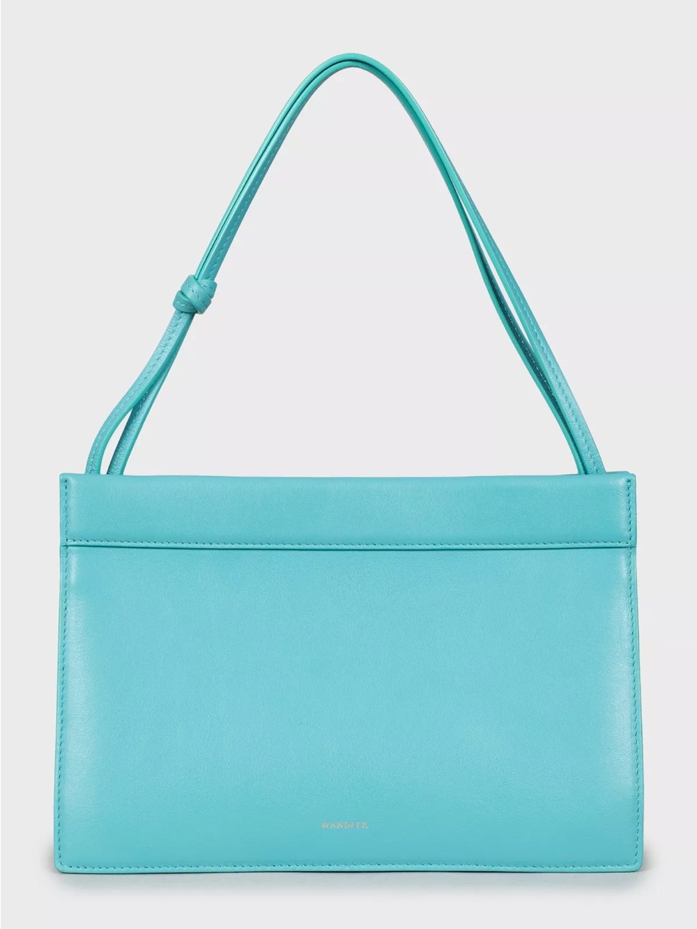 Wandler Hannah Aqua Leather Shoulder Bag